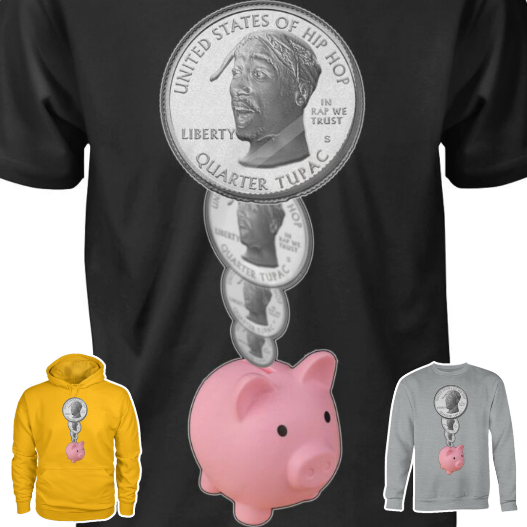 Tupac Piggy Bank