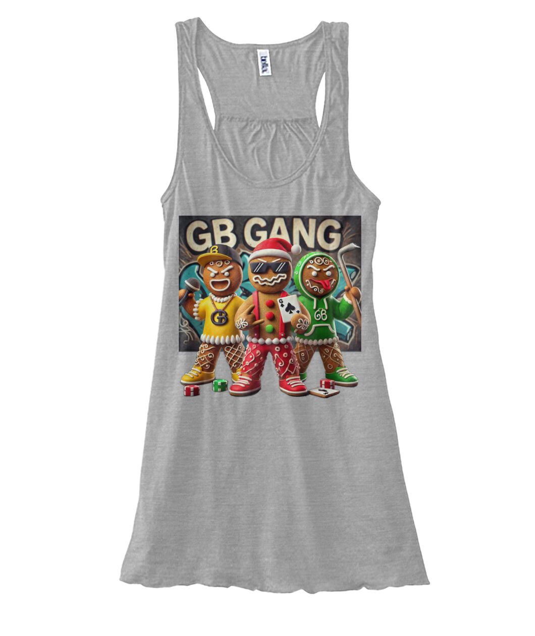 Gingerbread Gang 1 (TankTop & More) Women's Flowy Tank