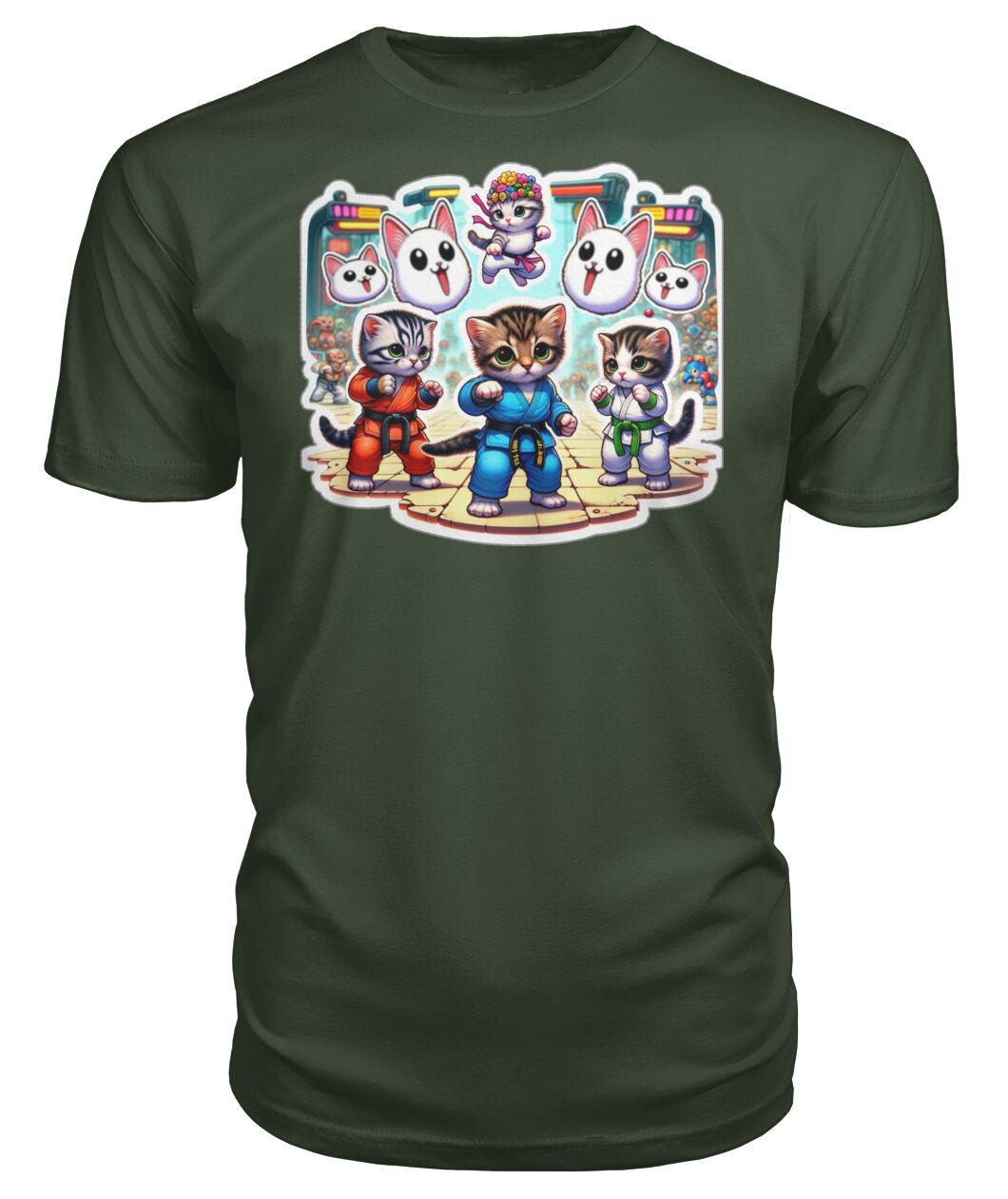 Cat Fighters 1 (Sweater & More) Premium Unisex Tee