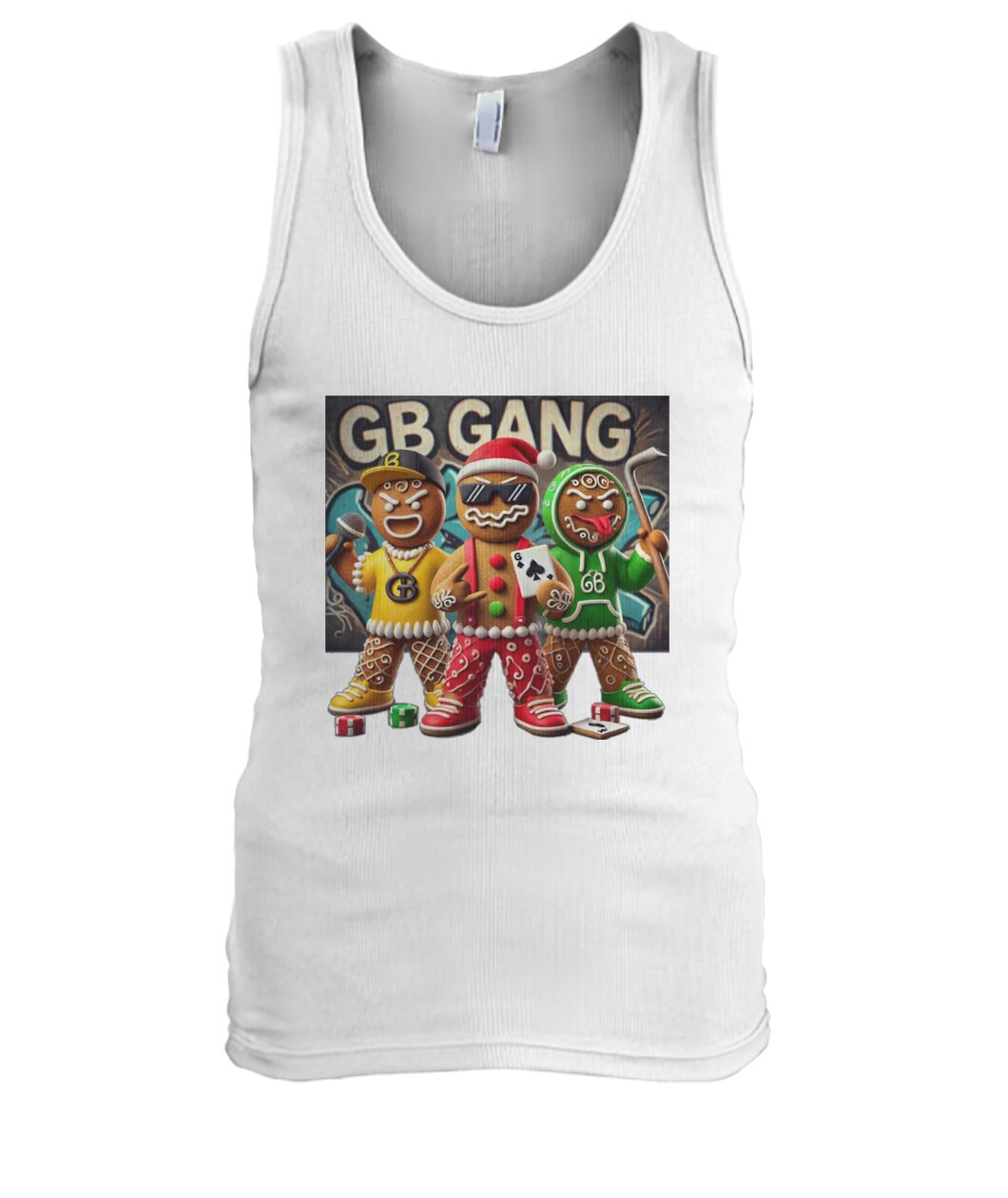 Gingerbread Gang 1 (TankTop & More) Men's Tank Top