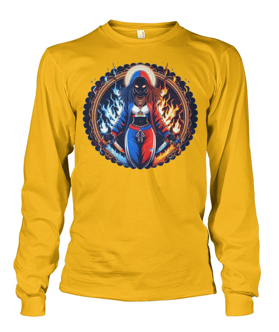 Haitian Goddess (T-Shirt & More) Unisex Long Sleeve