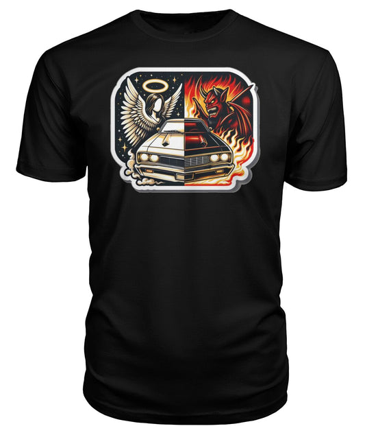 Angel Demon Car 1 (Sweater & More) Premium Unisex Tee