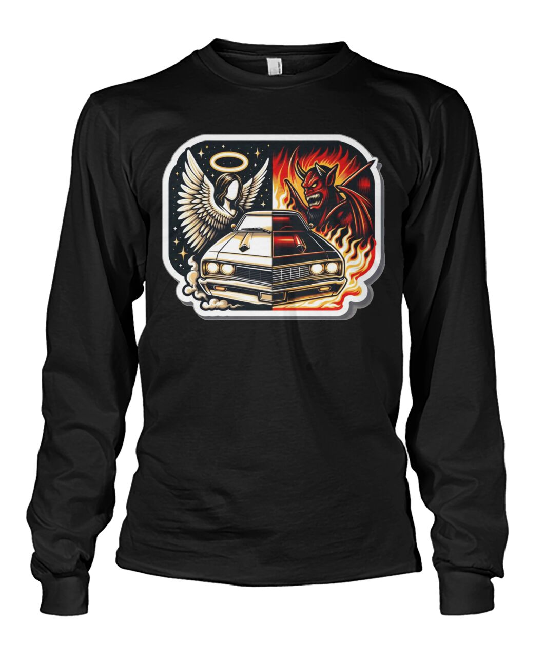 Angel Demon Car 1 (Sweater & More) Unisex Long Sleeve