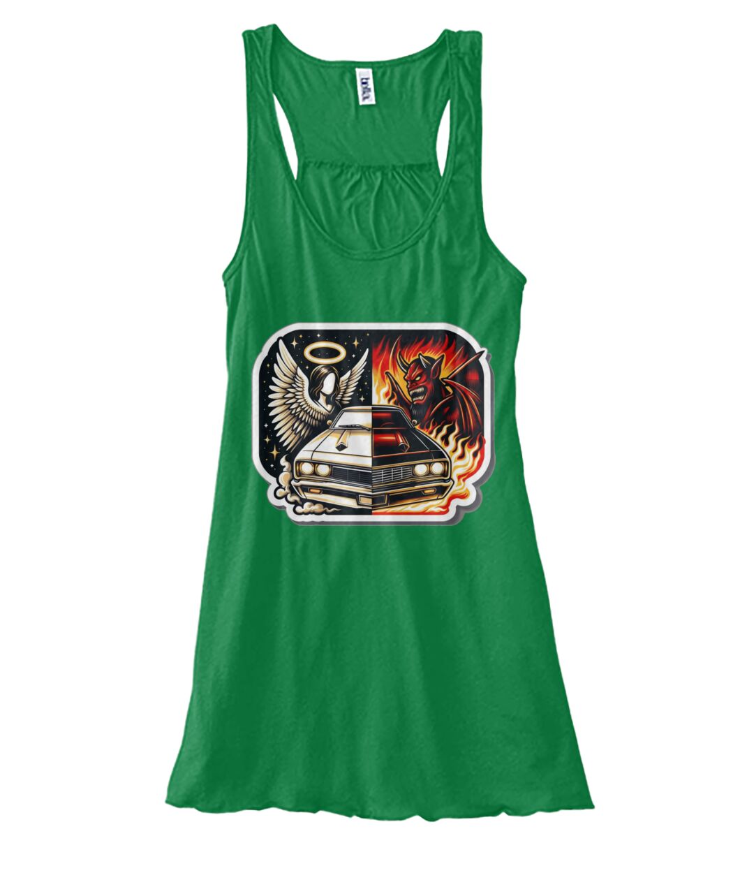 Angel Demon Car 1 (TankTop & More) Women's Flowy Tank