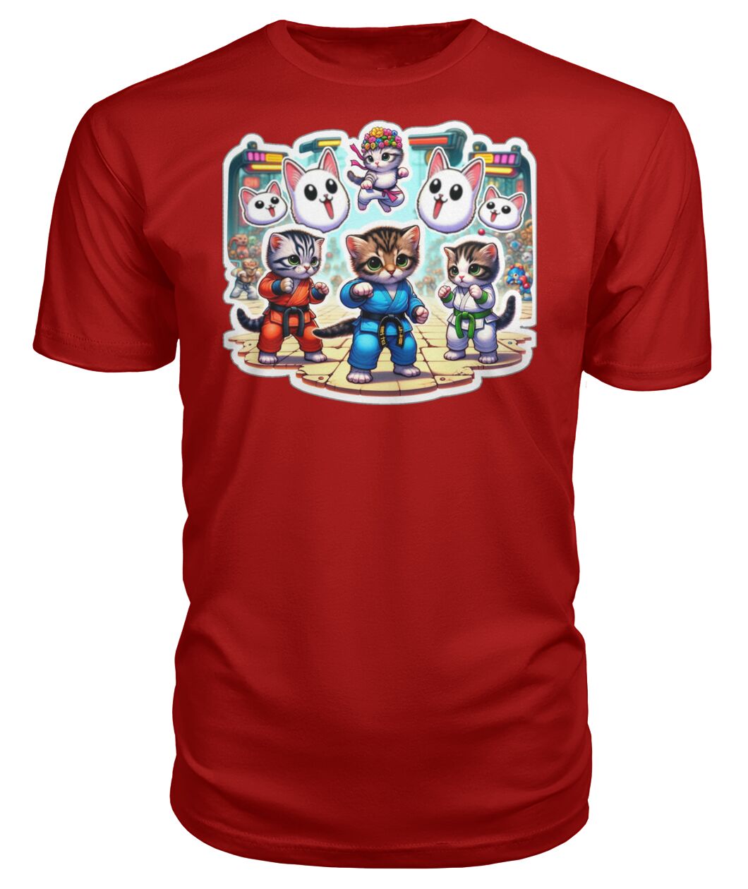 Cat Fighters 1 (Sweater & More) Premium Unisex Tee