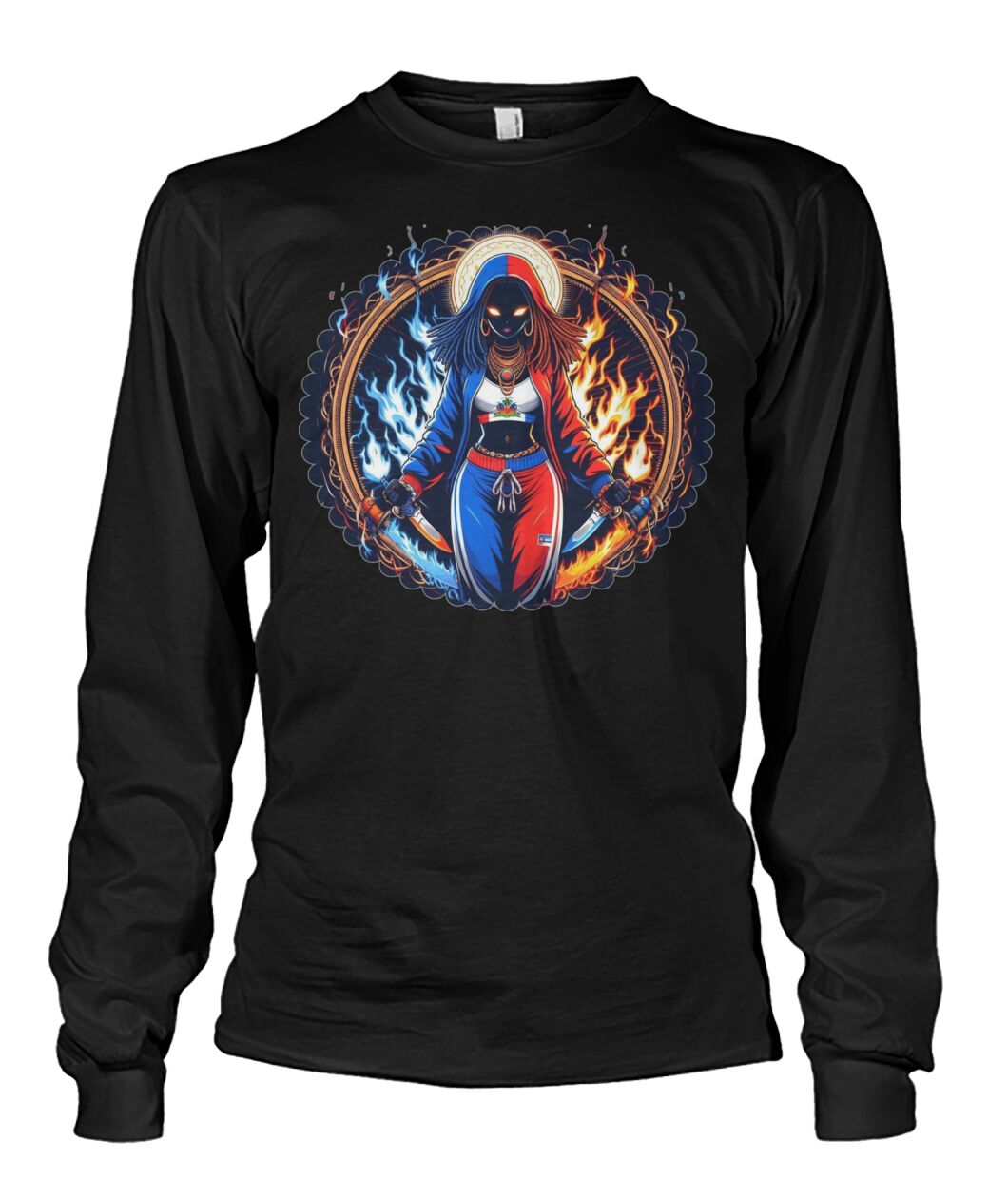 Haitian Goddess (T-Shirt & More) Unisex Long Sleeve