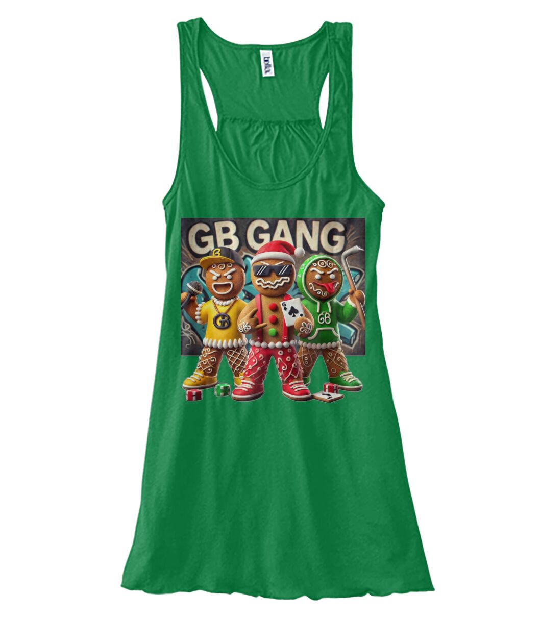 Gingerbread Gang 1 (TankTop & More) Women's Flowy Tank