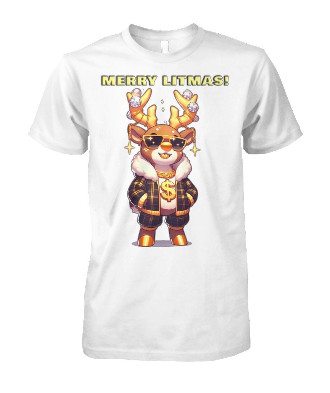 Merry Litmas Reindeer 2 (T-Shirt & More)
