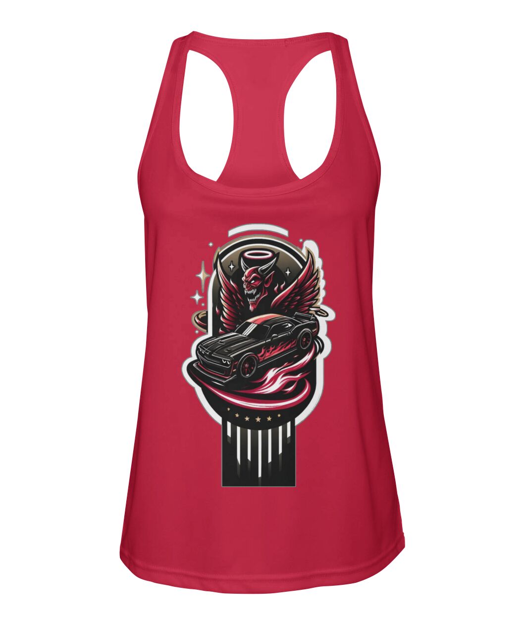 Demon Car 1 (TankTop & More) Women's Racerback Sport Tank