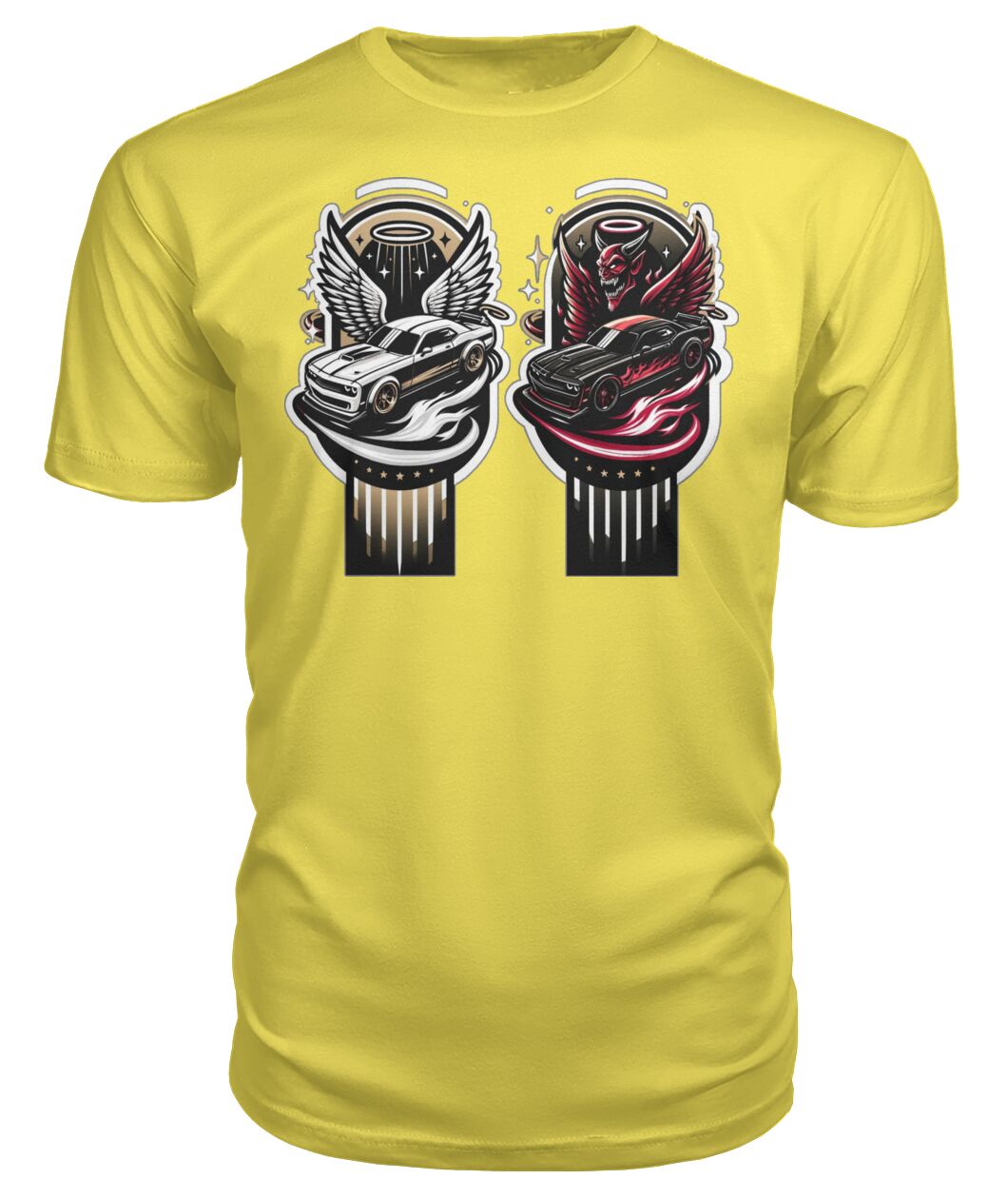 Angel Demon Car 2 (Sweater & More) Premium Unisex Tee