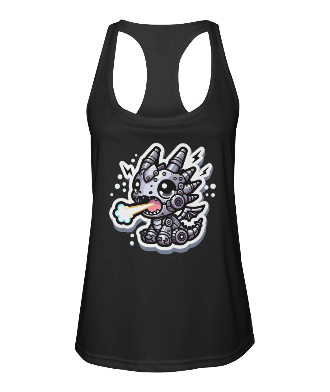 Mech Dragon Baby (TankTop & More) Women's Racerback Sport Tank