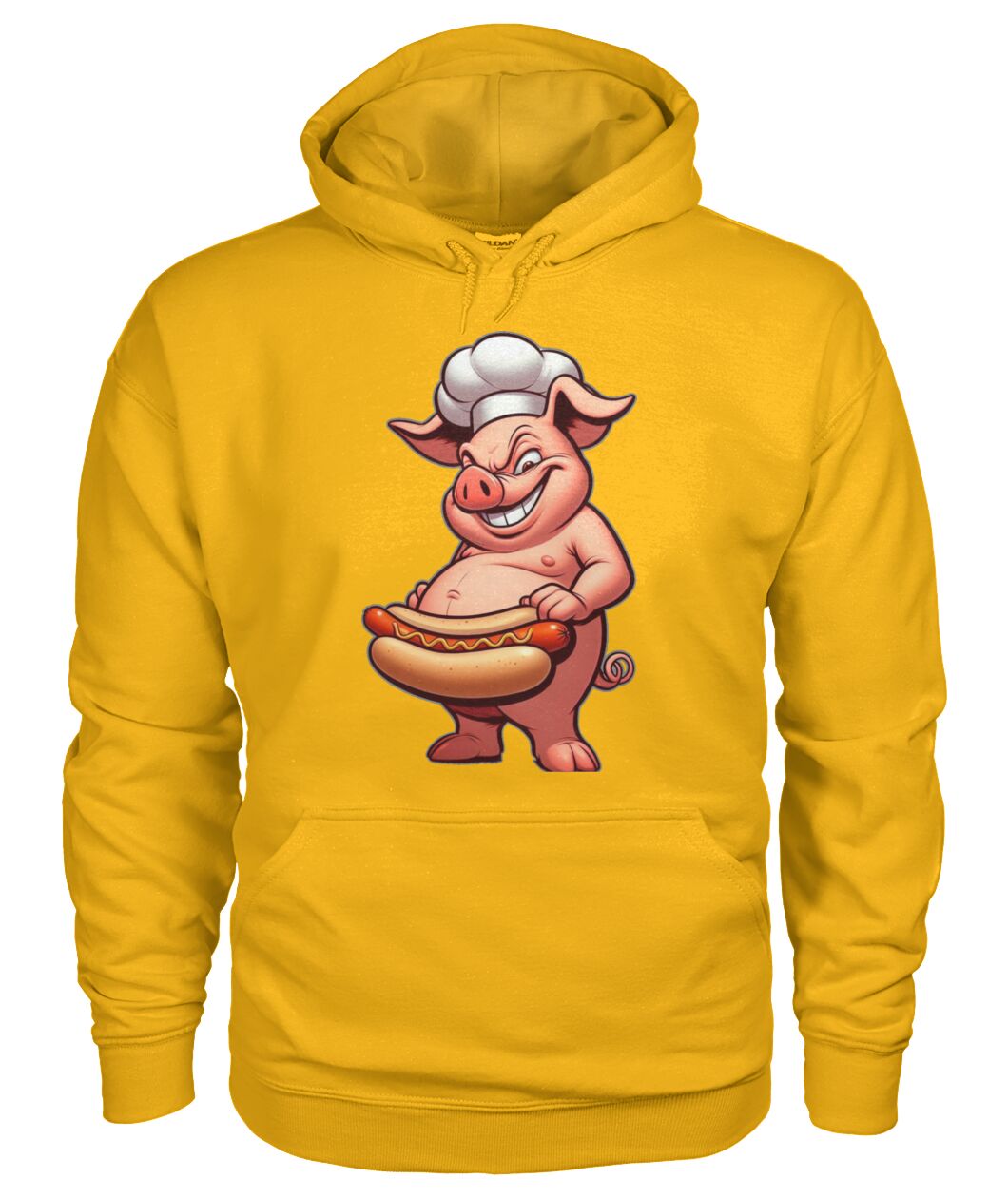 Chef Pig Hotdog (Hoodie & More) Unisex Hoodie