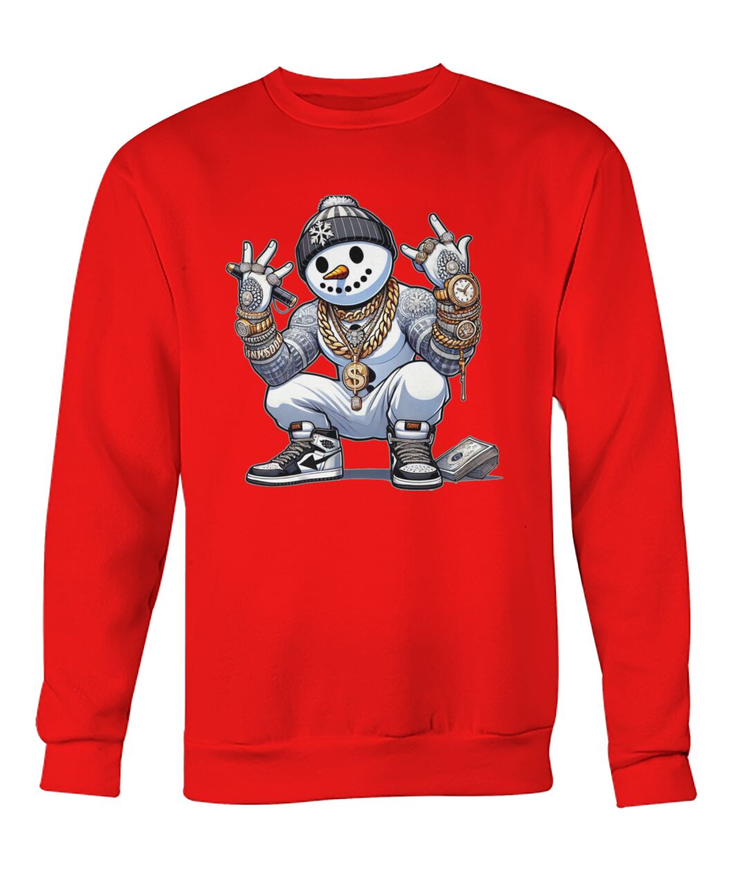 MC Snowballer (Hoodie & More) Crew Neck Sweatshirt