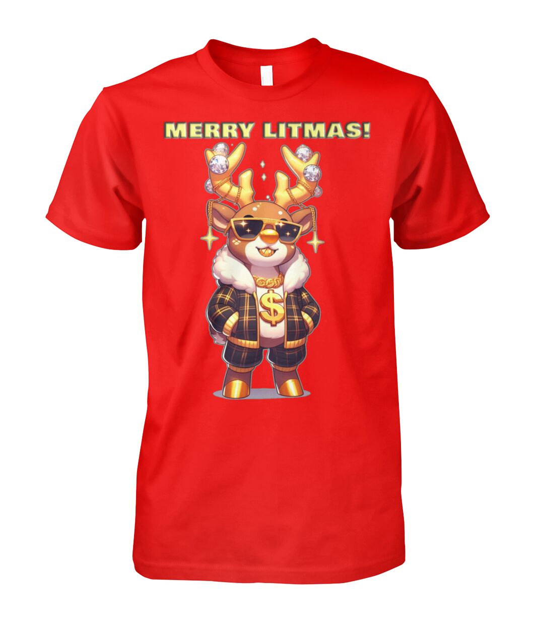 Merry Litmas Reindeer 2 (T-Shirt & More)