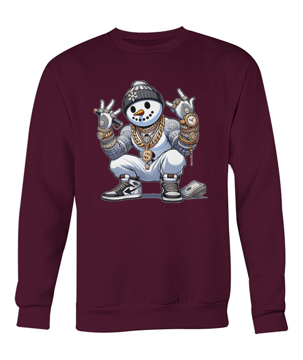 MC Snowballer (Hoodie & More) Crew Neck Sweatshirt