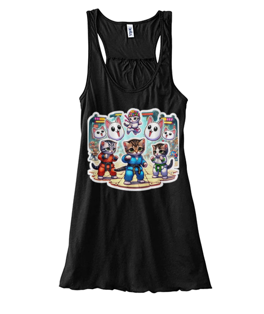 Cat Fighters 1 (TankTop & More) Women's Flowy Tank
