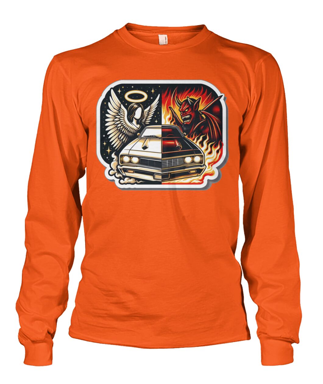 Angel Demon Car 1 (Sweater & More) Unisex Long Sleeve