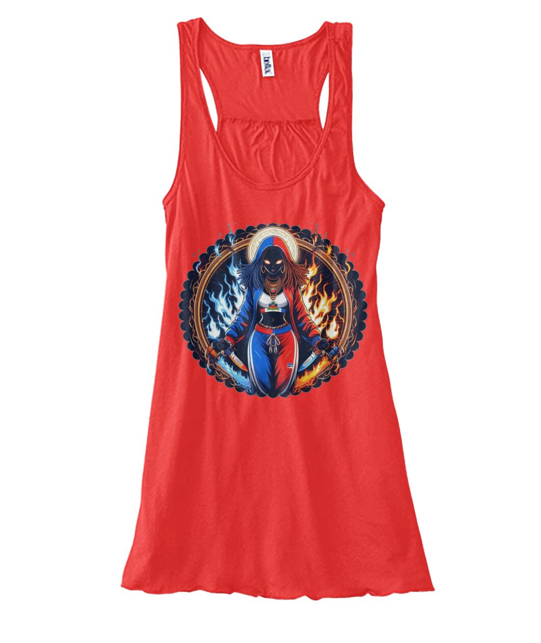 Haitian Goddess (T-Shirt & More) Women's Flowy Tank