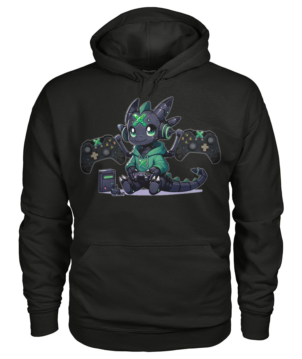 Console Dragons Green (Hoodie & V Necks)