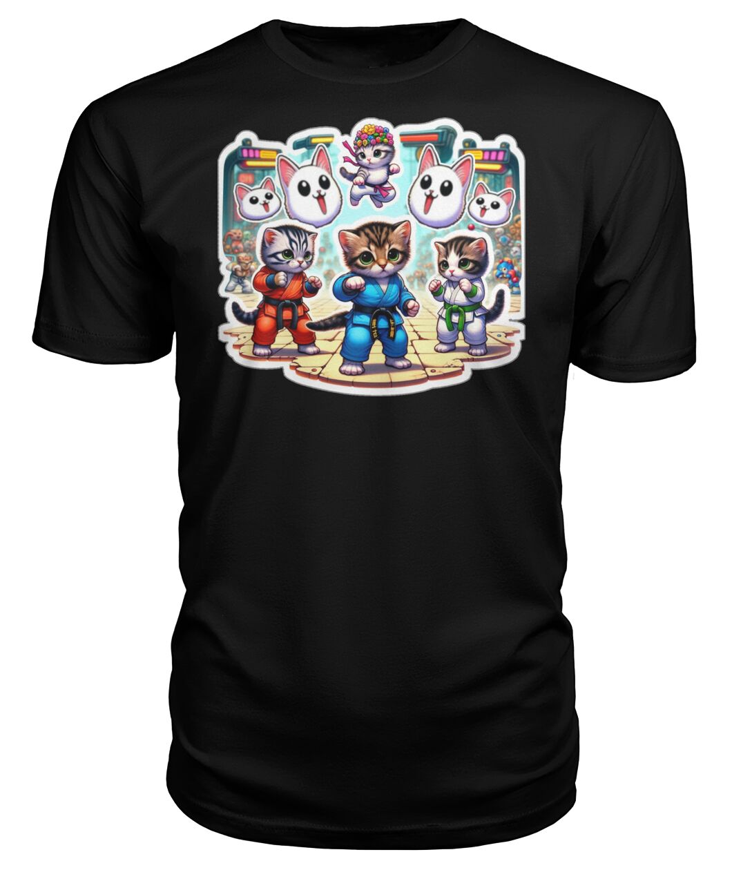 Cat Fighters 1 (Sweater & More) Premium Unisex Tee