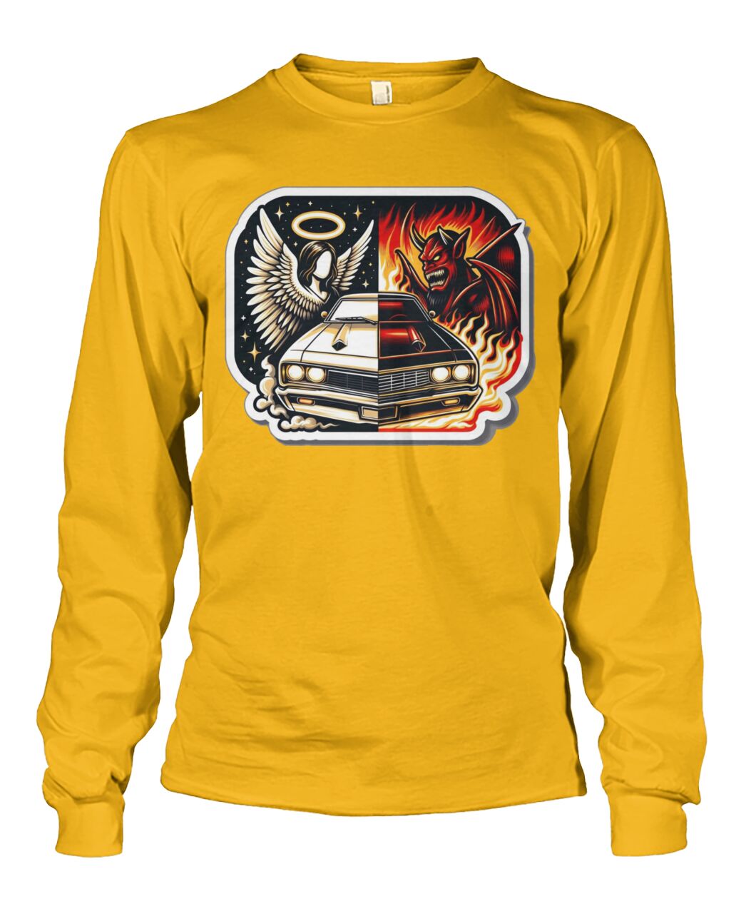 Angel Demon Car 1 (Sweater & More) Unisex Long Sleeve