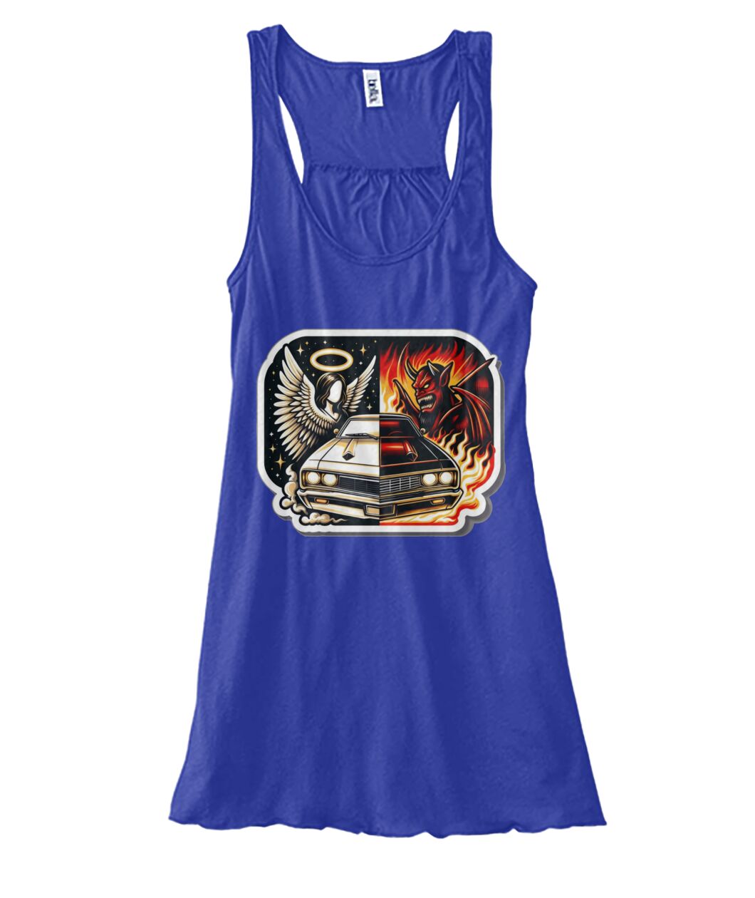 Angel Demon Car 1 (TankTop & More) Women's Flowy Tank