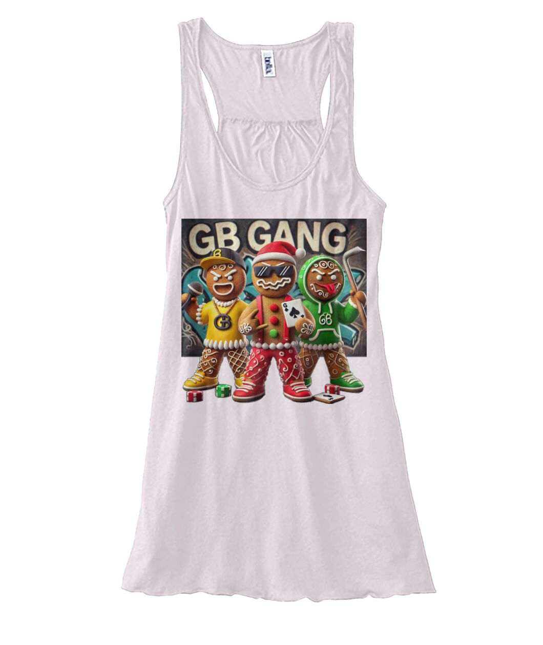 Gingerbread Gang 1 (TankTop & More) Women's Flowy Tank