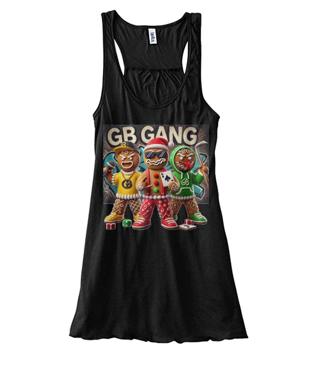 Gingerbread Gang 1 (TankTop & More) Women's Flowy Tank