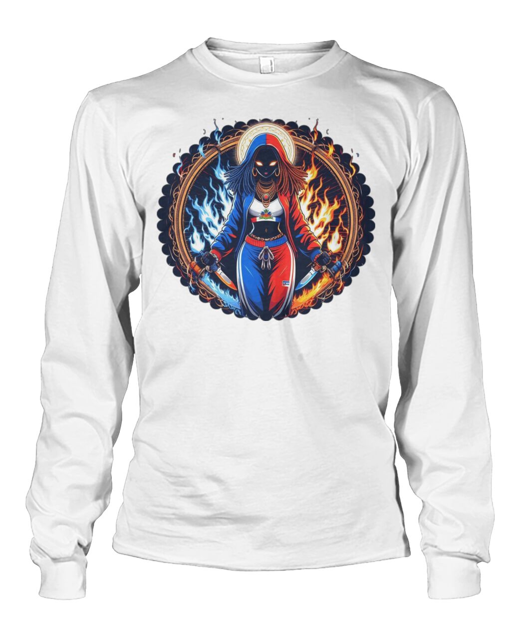 Haitian Goddess (T-Shirt & More) Unisex Long Sleeve
