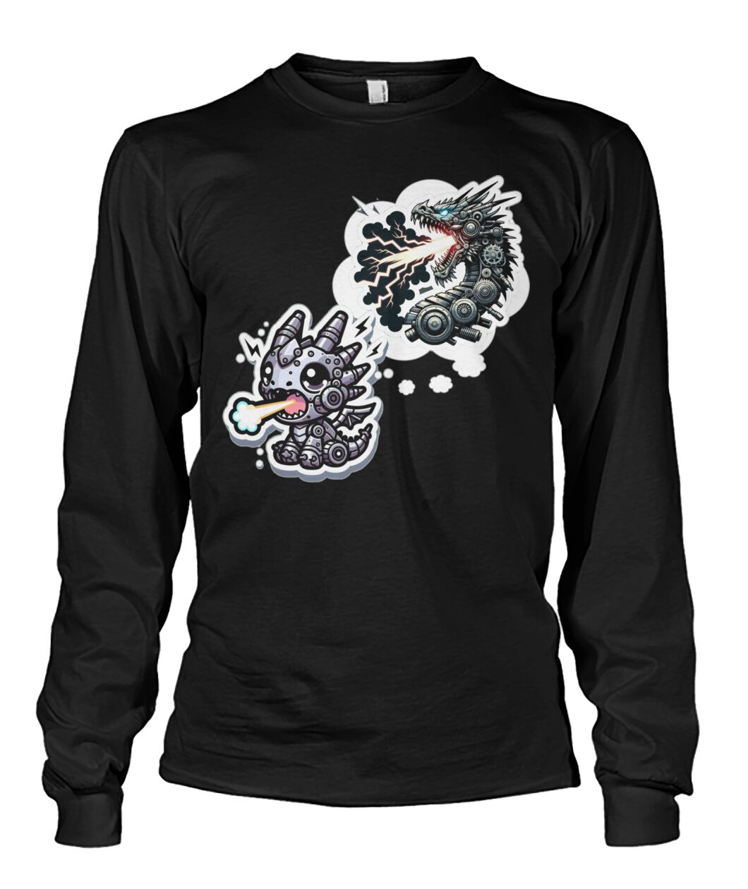 Mech Dragon (Hoodie & More) Unisex Long Sleeve