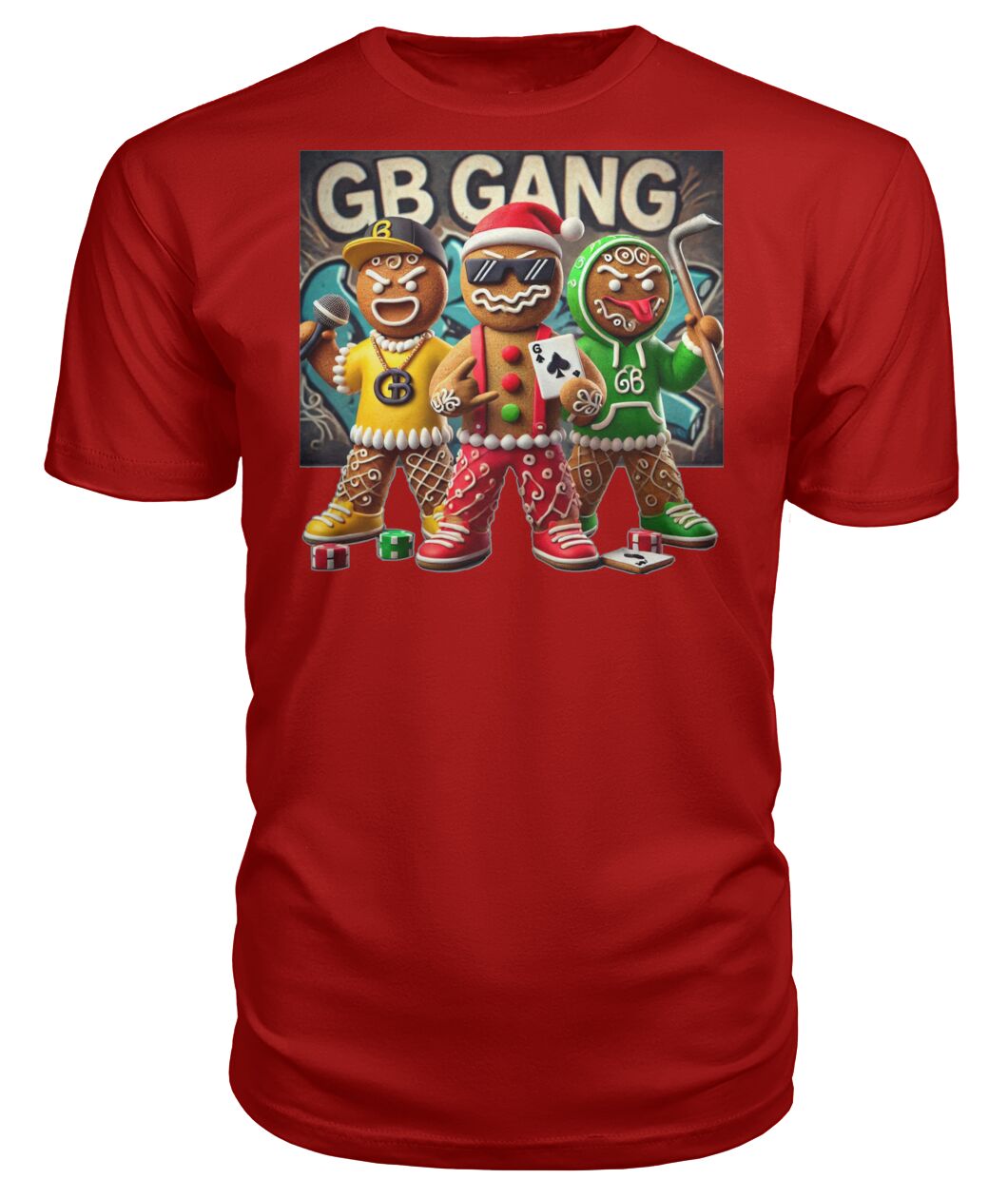 Gingerbread Gang 1 (Sweater & More) Premium Unisex Tee