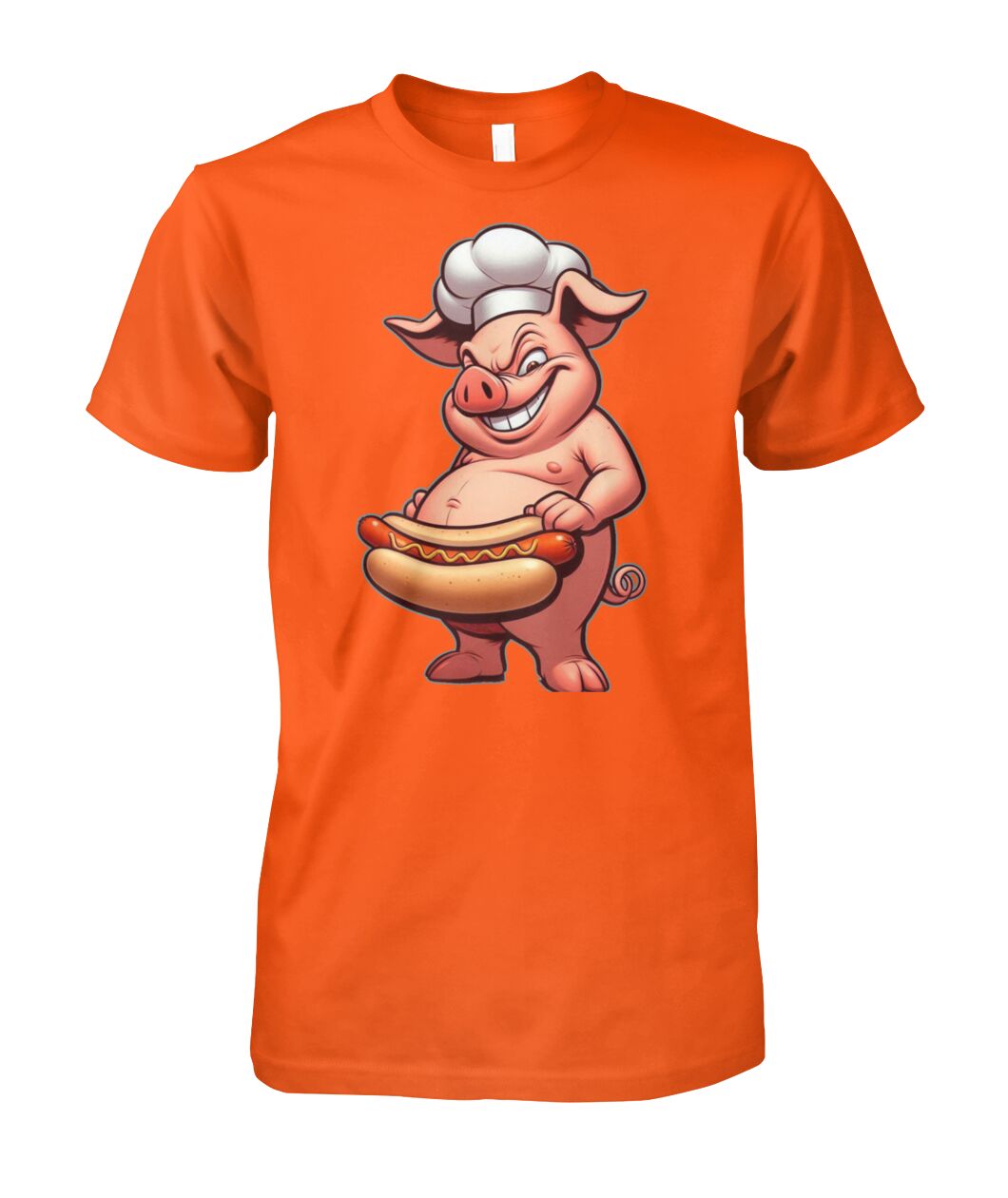 Chef Pig Hotdog (T-Shirt & More)