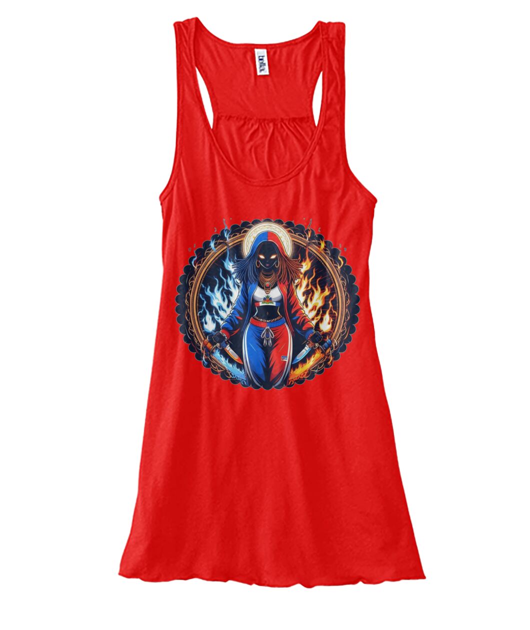 Haitian Goddess (T-Shirt & More) Women's Flowy Tank