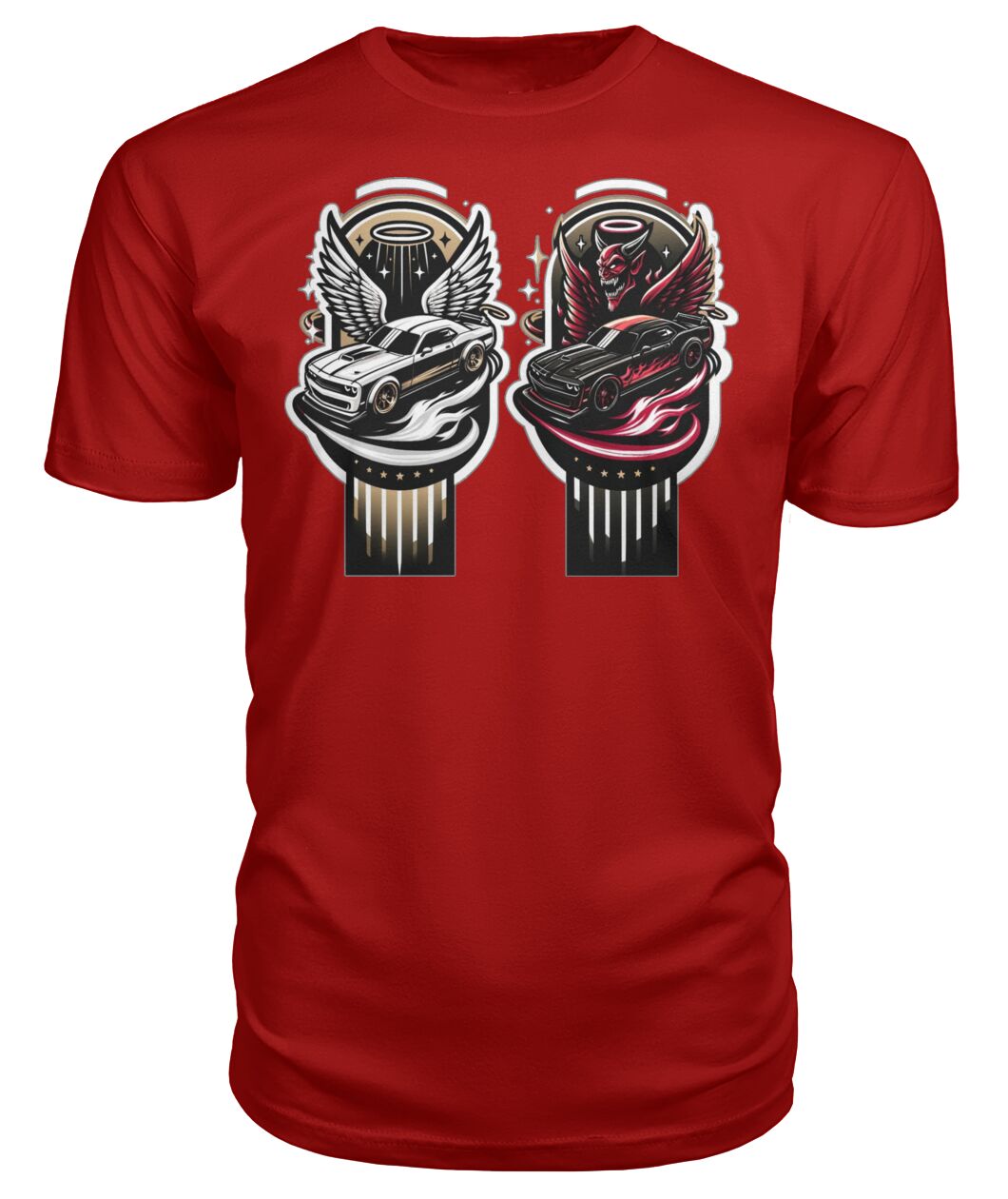 Angel Demon Car 2 (Sweater & More) Premium Unisex Tee