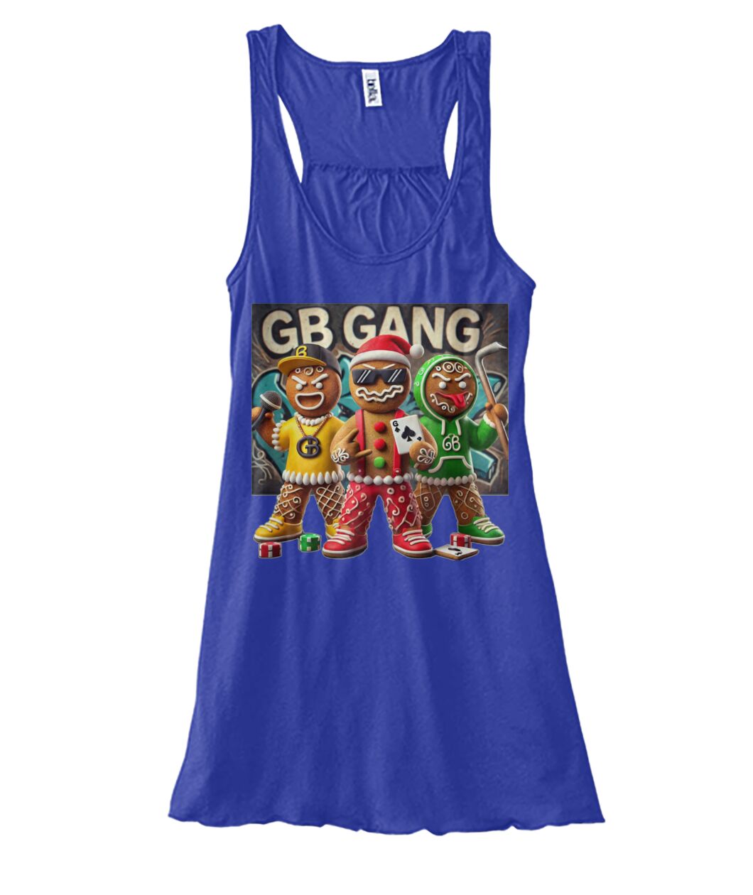 Gingerbread Gang 1 (TankTop & More) Women's Flowy Tank