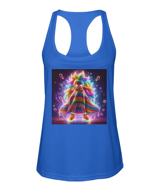 Super Infinity GIRL 1 (TankTop & More) Women's Racerback Sport Tank