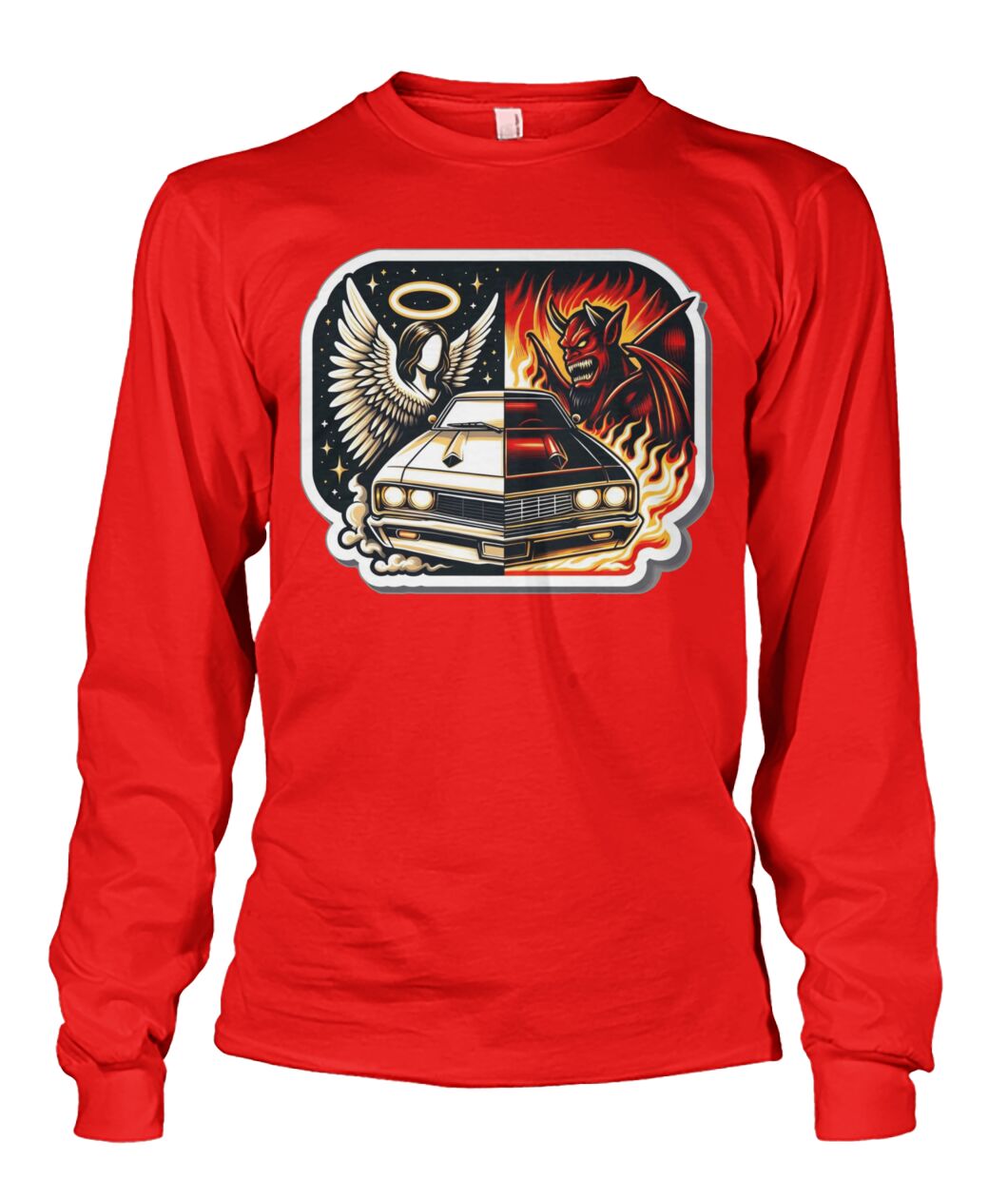 Angel Demon Car 1 (Sweater & More) Unisex Long Sleeve