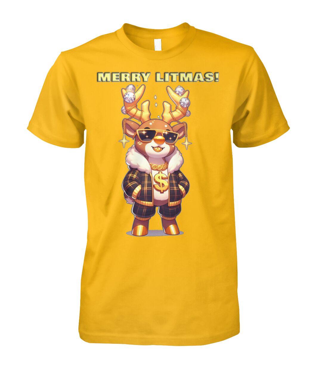 Merry Litmas Reindeer 2 (T-Shirt & More)