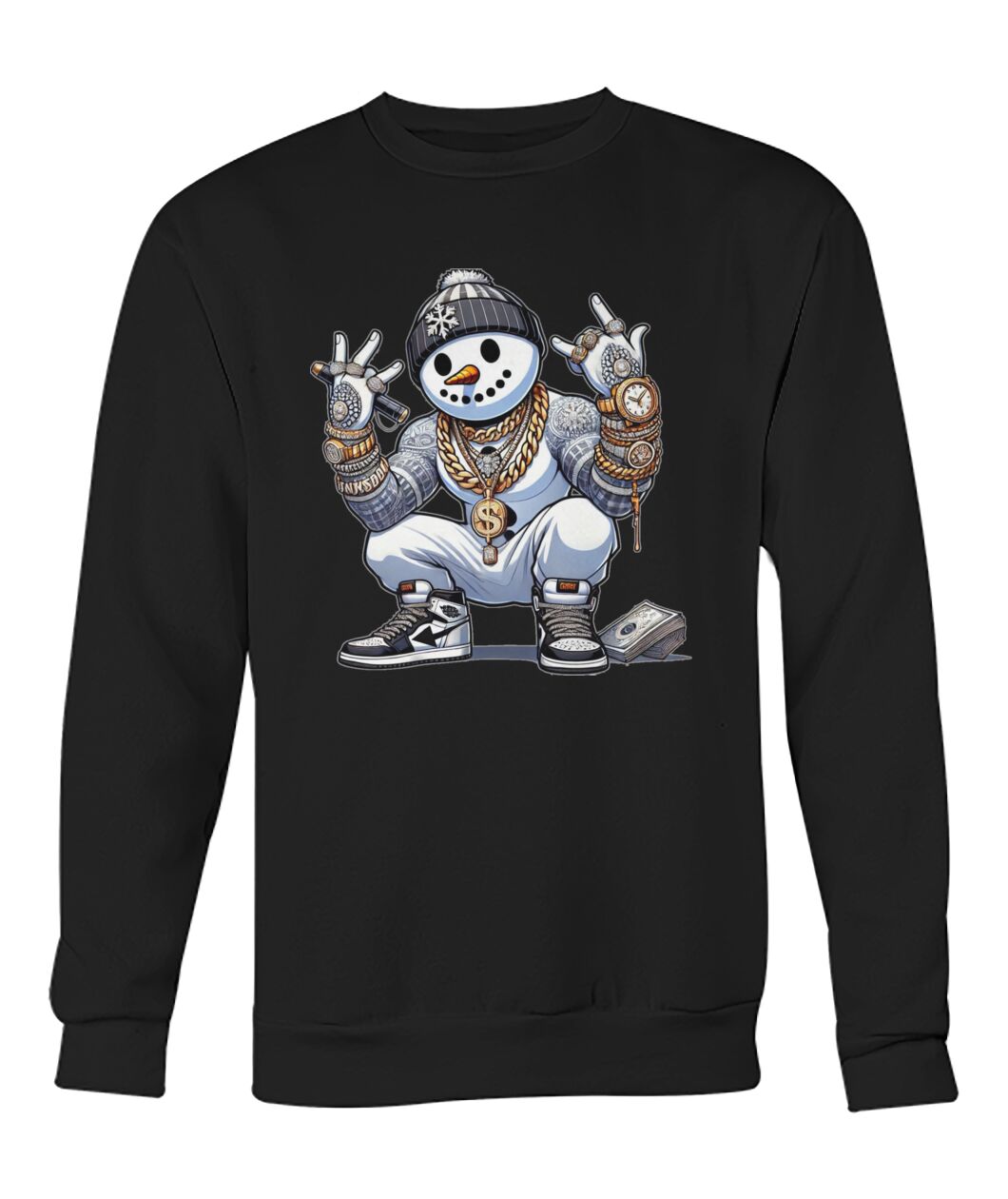 MC Snowballer (Hoodie & More) Crew Neck Sweatshirt