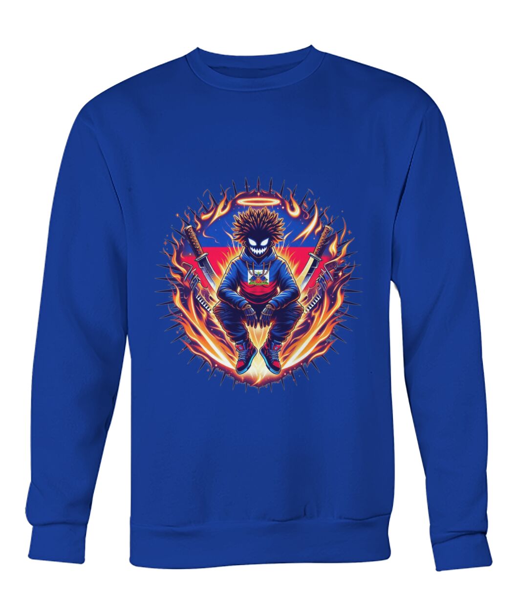 Haitian God (Sweater & More) Crew Neck Sweatshirt