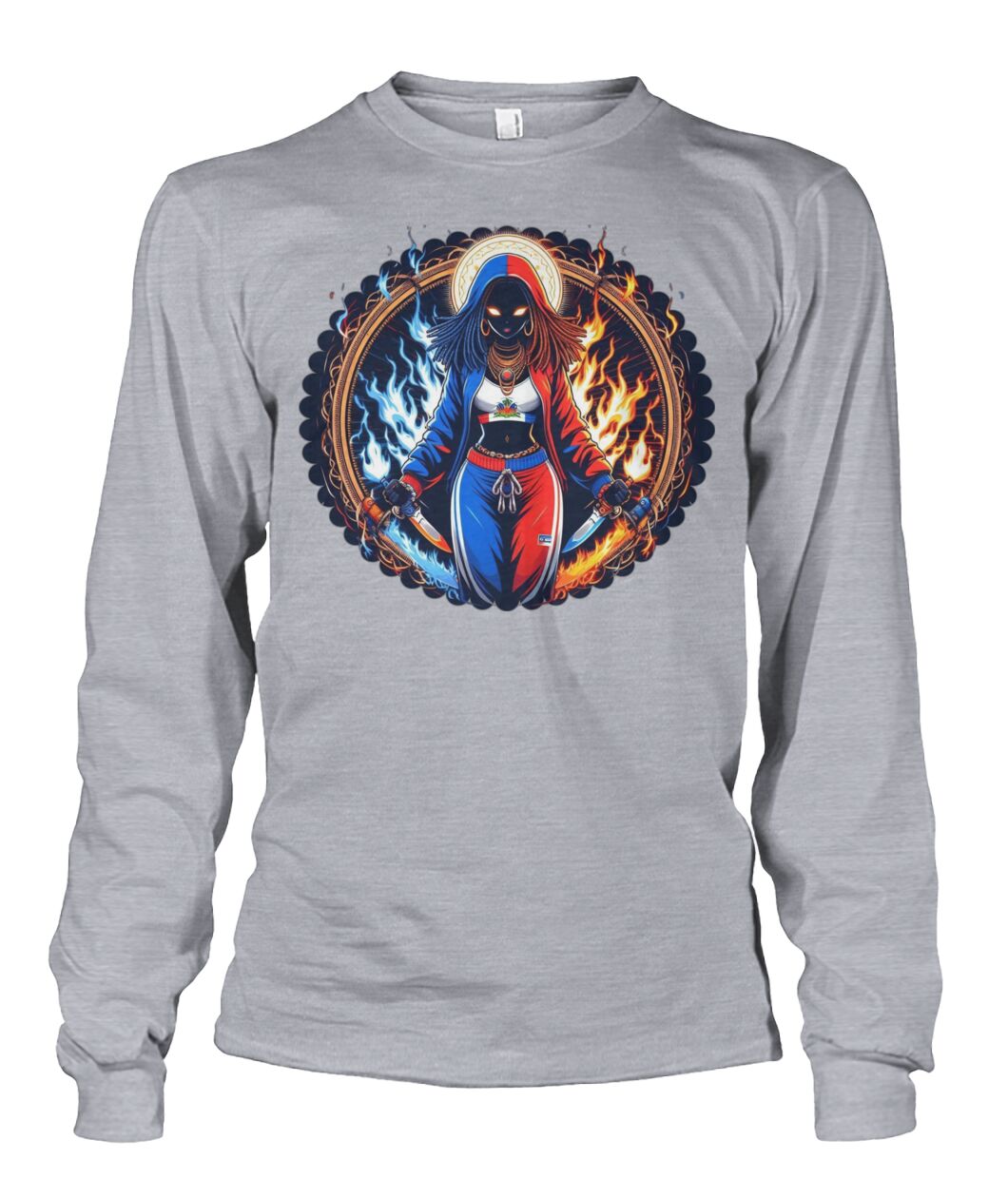 Haitian Goddess (T-Shirt & More) Unisex Long Sleeve