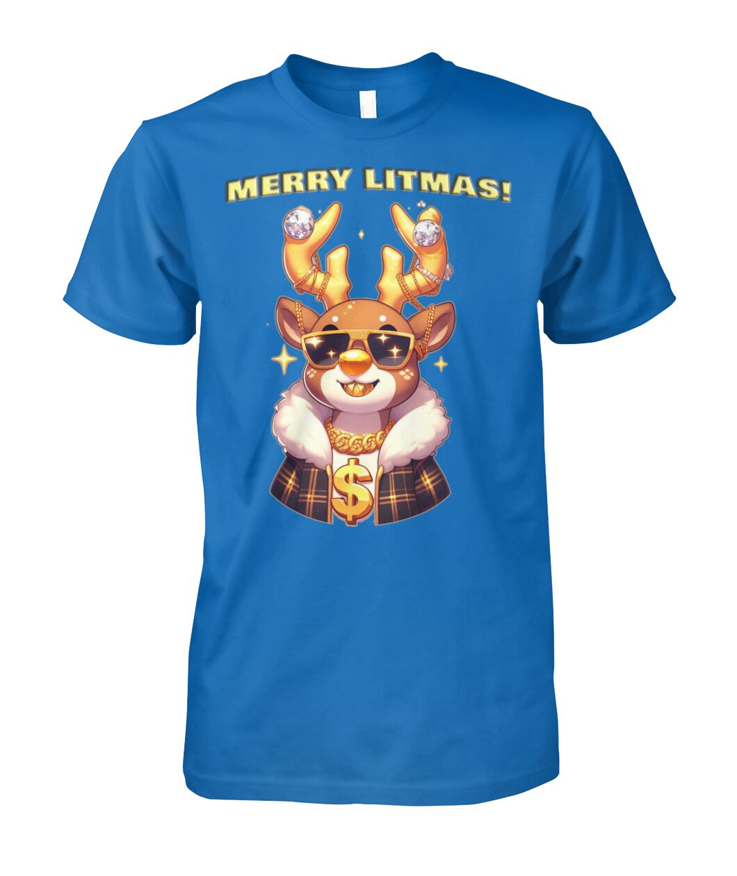 Merry Litmas Reindeer (T-Shirt & More)