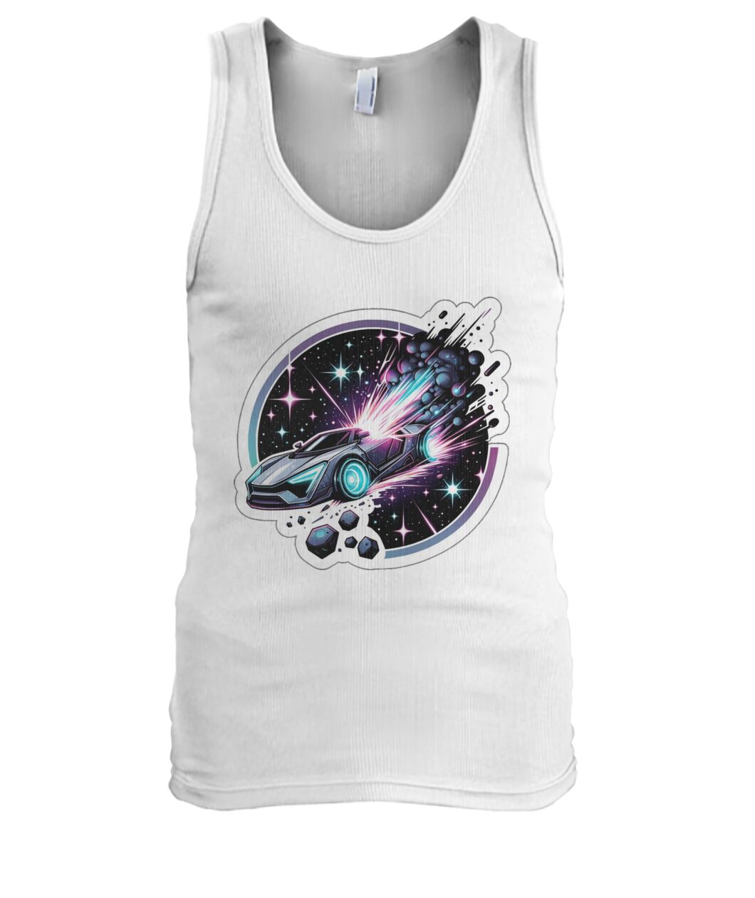 Cosmic Car Crash (TankTop & More) Men's Tank Top