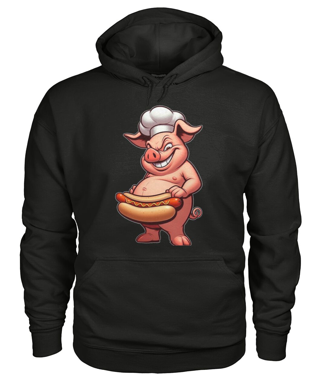 Chef Pig Hotdog (Hoodie & More) Unisex Hoodie