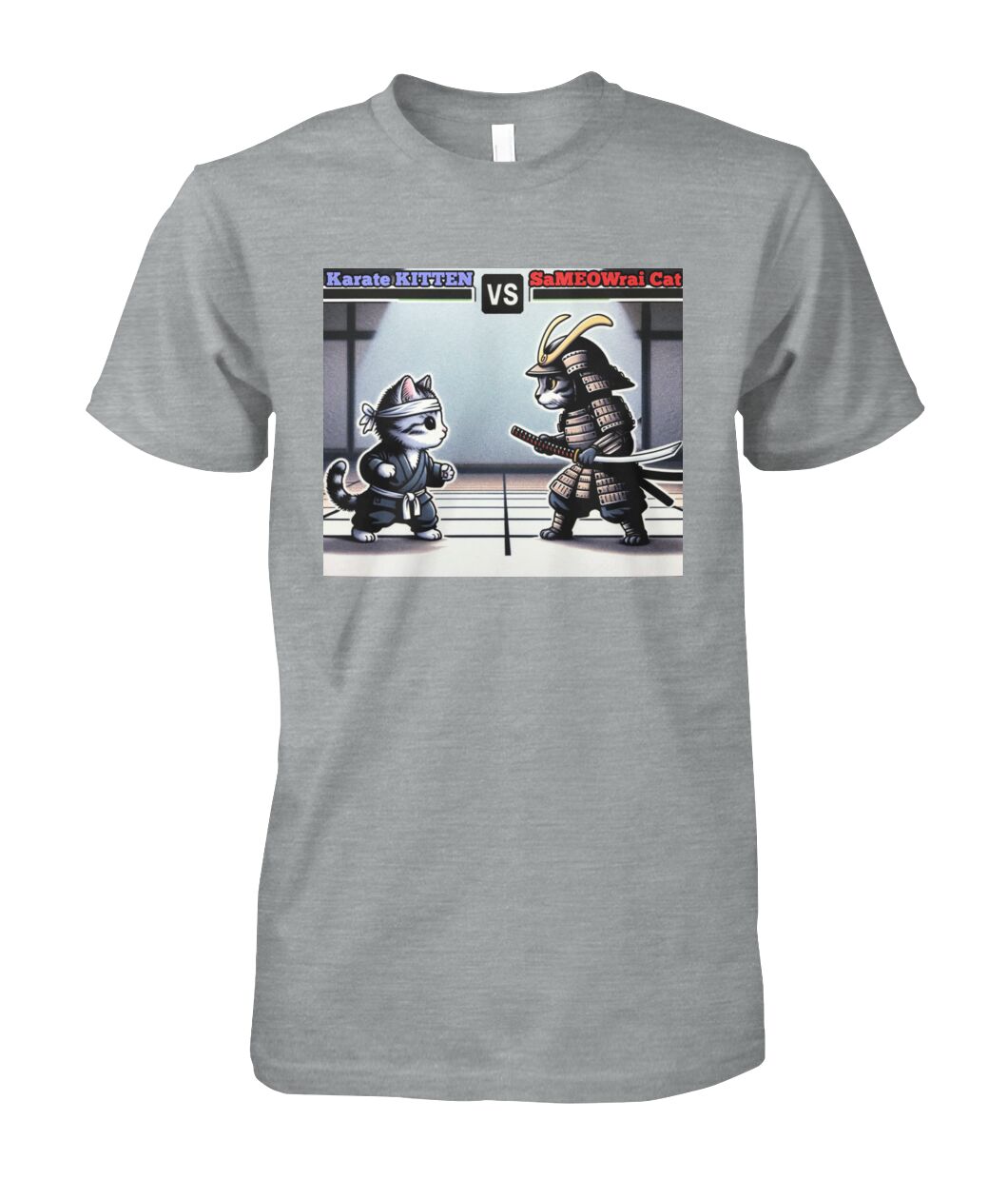 Karate vs Samurai Cat (T-Shirt & More)