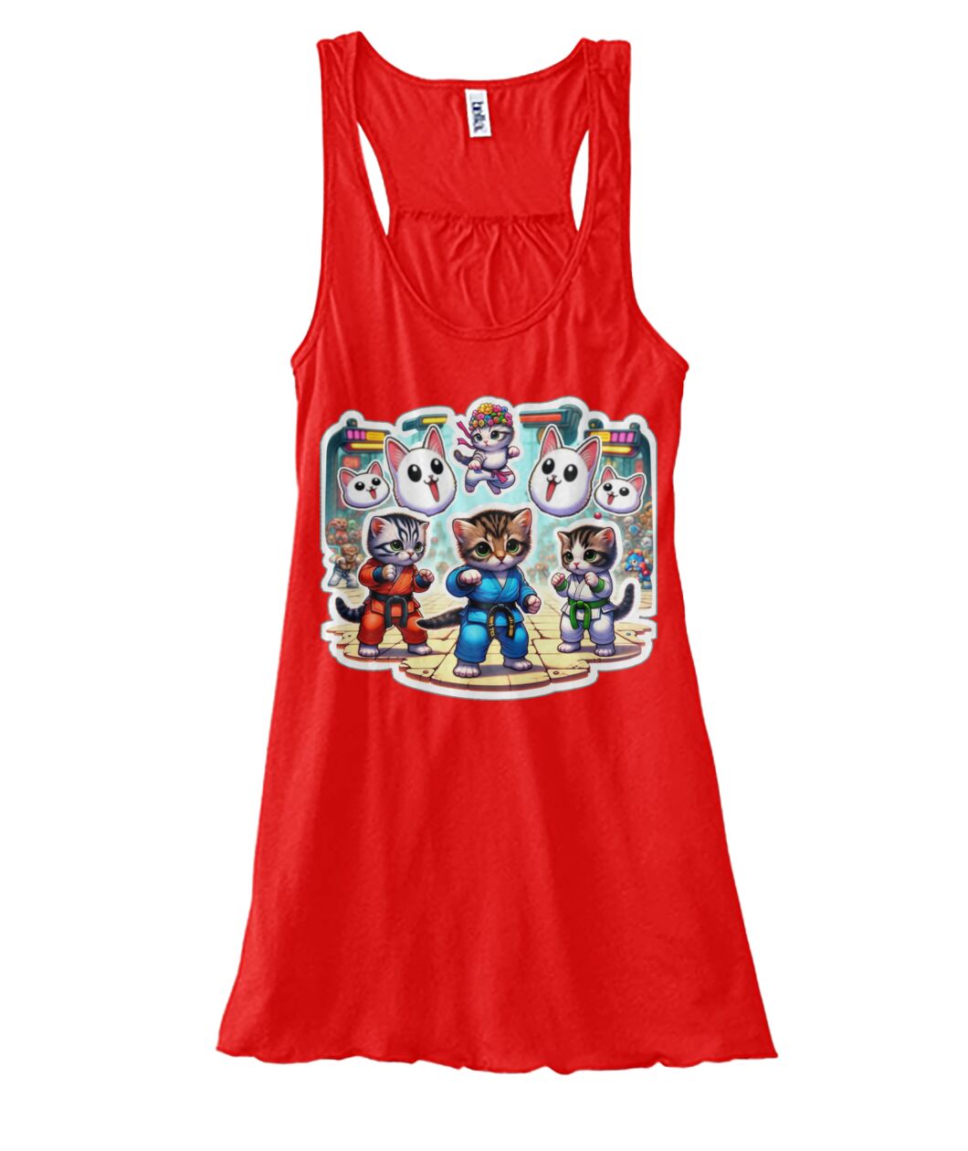 Cat Fighters 1 (TankTop & More) Women's Flowy Tank