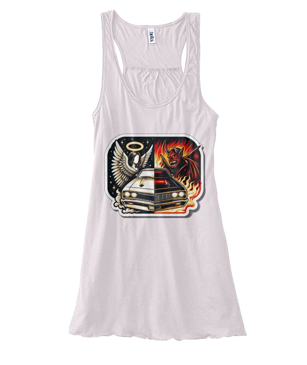 Angel Demon Car 1 (TankTop & More) Women's Flowy Tank