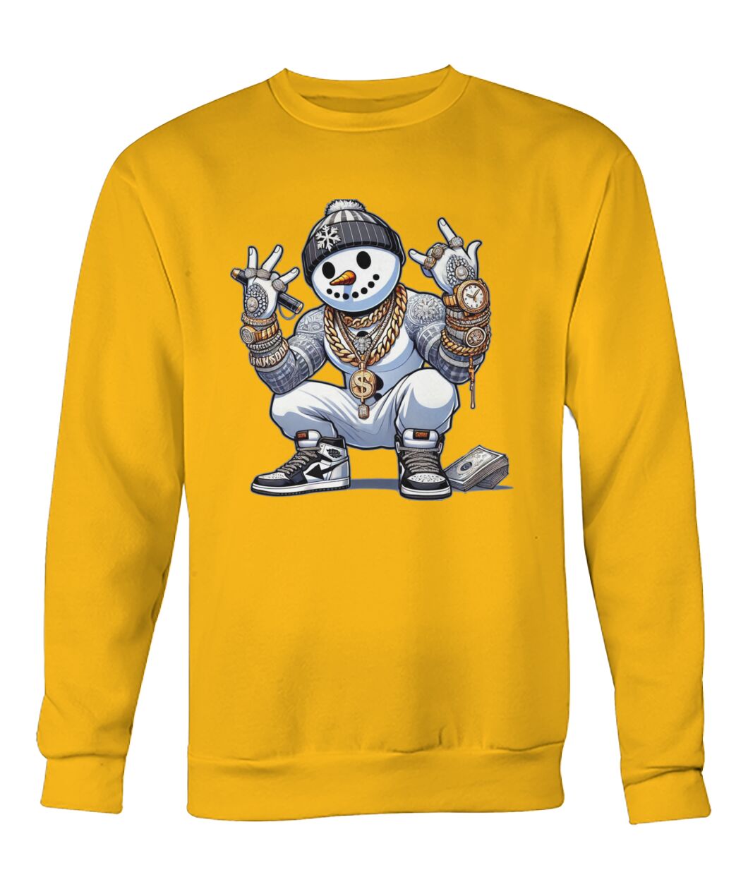 MC Snowballer (Hoodie & More) Crew Neck Sweatshirt