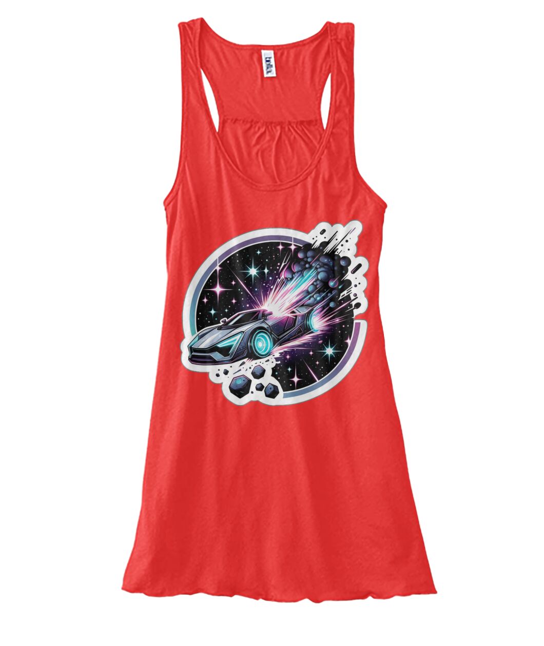 Cosmic Car Crash (TankTop & More) Women's Flowy Tank