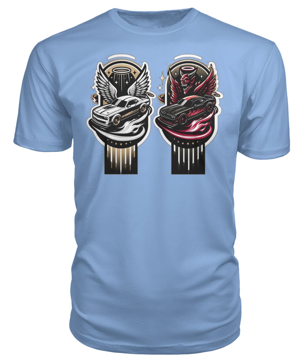 Angel Demon Car 2 (Sweater & More) Premium Unisex Tee